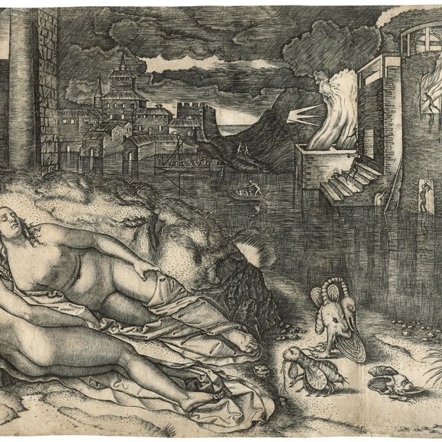 Marcantonio Raimondi — Сон ("Сон Рафаэля")