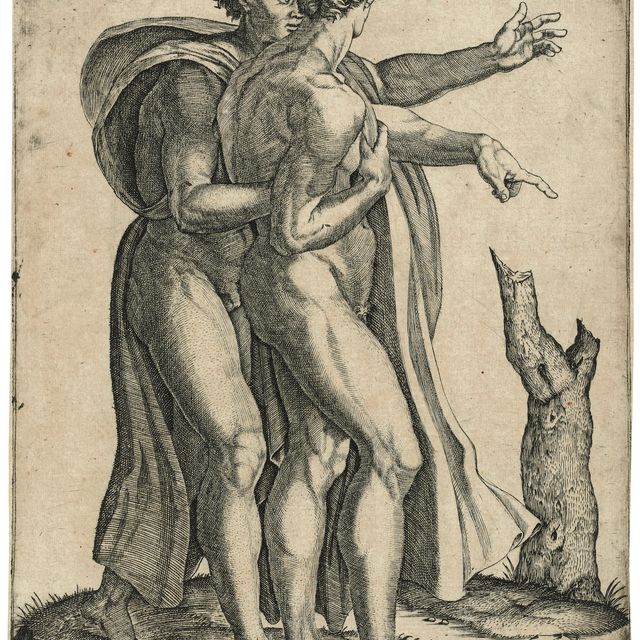 Marcantonio Raimondi — Сыновья Ноя