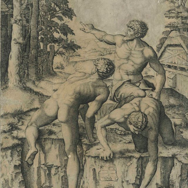 Marcantonio Raimondi — Альпинисты