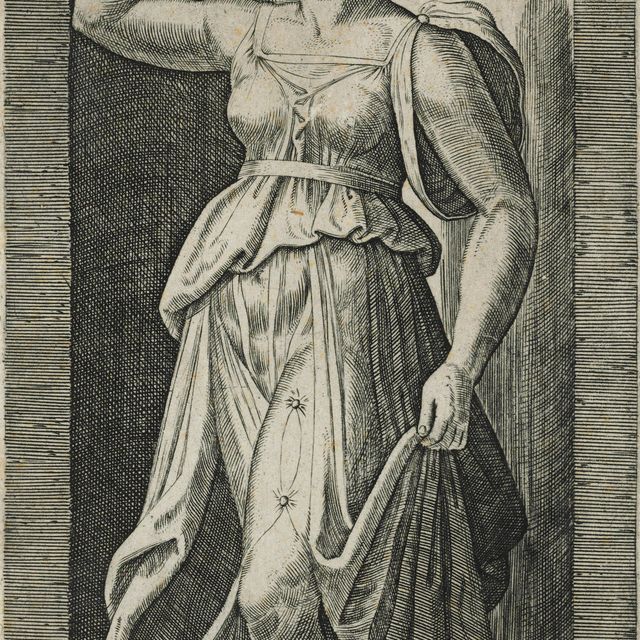 Marcantonio Raimondi — Семь добродетелей
