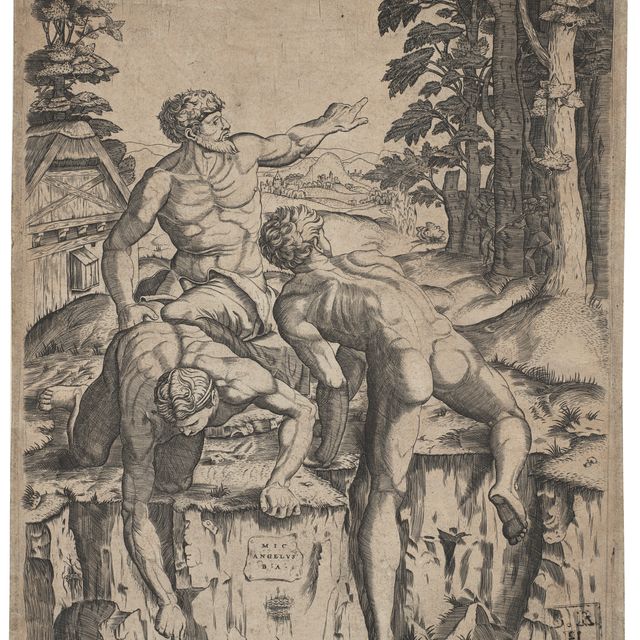 Marcantonio Raimondi — Альпинисты