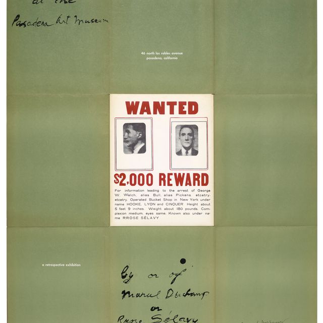 Marcel Duchamp — Плакат внутри плаката