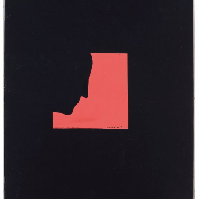 Marcel Duchamp — Плакат после автопортрета в профиль