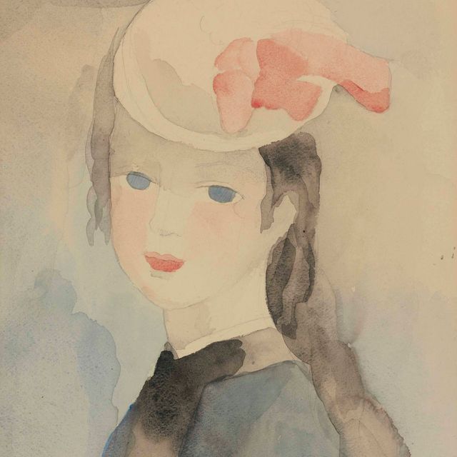 Marie Laurencin — Молодая девушка с белой и розовой начинкой