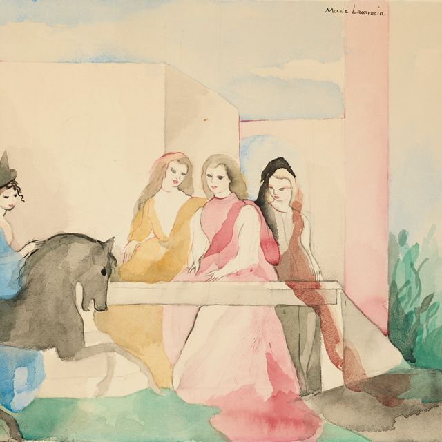 Marie Laurencin — Амазонка и трое молодых женщин