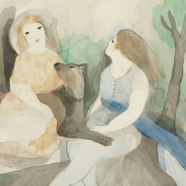 Marie Laurencin — Две женщины рядом друг с другом
