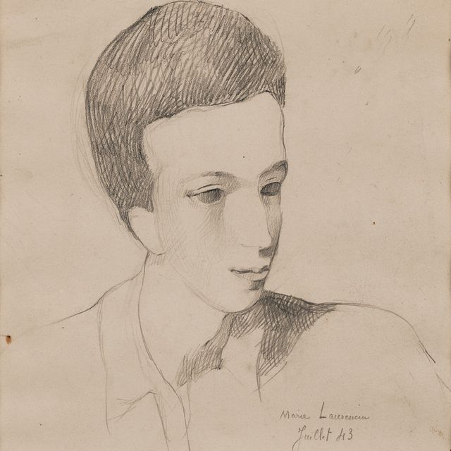 Marie Laurencin — Портрет Ролана Пети