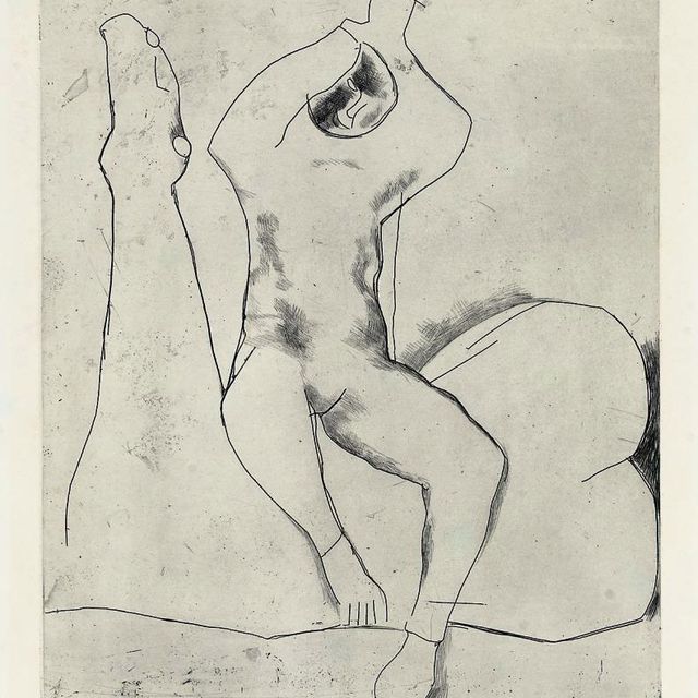 Marino Marini — Джокольере и кавалло, тарелка V от Marino Marini Gravures (Guastalla A99)