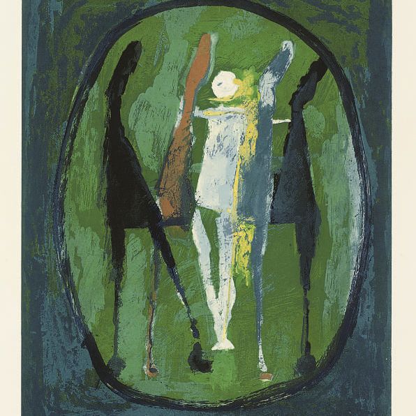 Marino Marini — Тарелка 1, от Марино из Шекспира II (Guastalla A211)