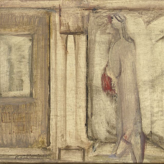 Mark Rothko — Без названия (фигура и дверной проем)