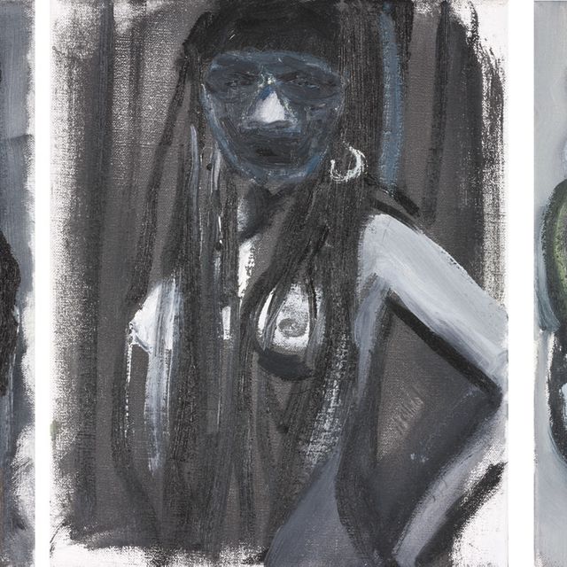Marlene Dumas — Три женских бюста шестидесятых годов