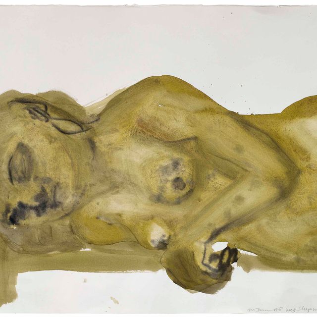 Marlene Dumas — Спящая нимфа