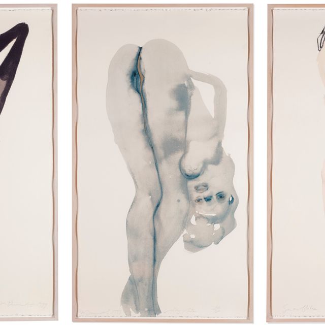 Marlene Dumas — (i) Фиолетовая поза (ii) Дороти Ди-лайт (iii) Снежинка
