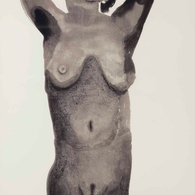 Marlene Dumas — Фиолетовая поза