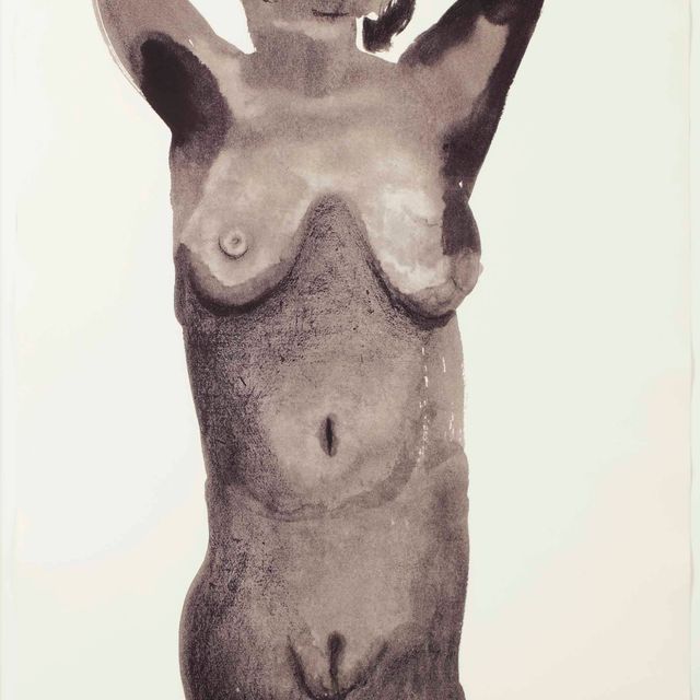 Marlene Dumas — Фиолетовая поза