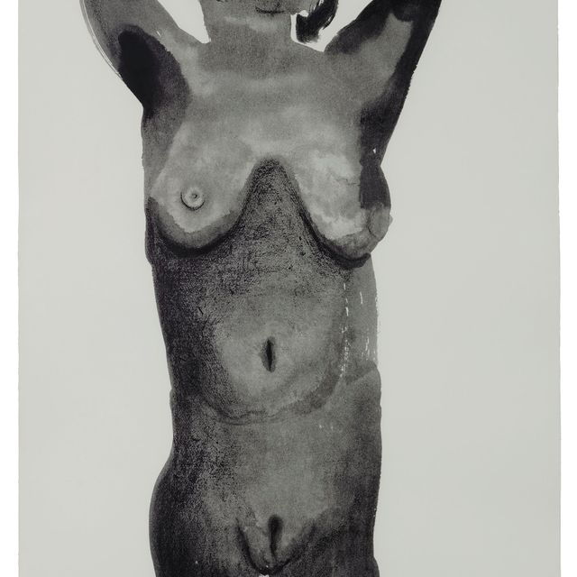 Marlene Dumas — Фиолетовая поза