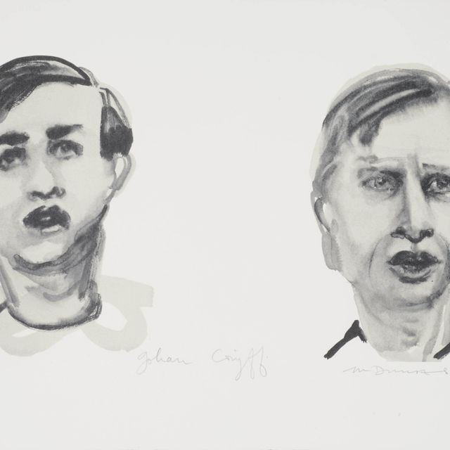 Marlene Dumas — Йохан Кройфф (дубляжный портрет)