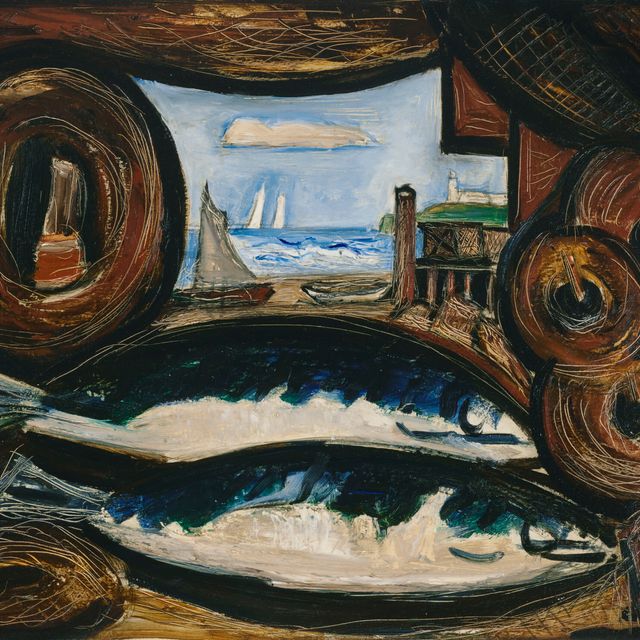 Marsden Hartley — Рыбный домик с видом на море в Новой Англии