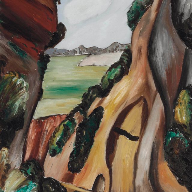 Marsden Hartley — Ущелье дю Лу, Прованс
