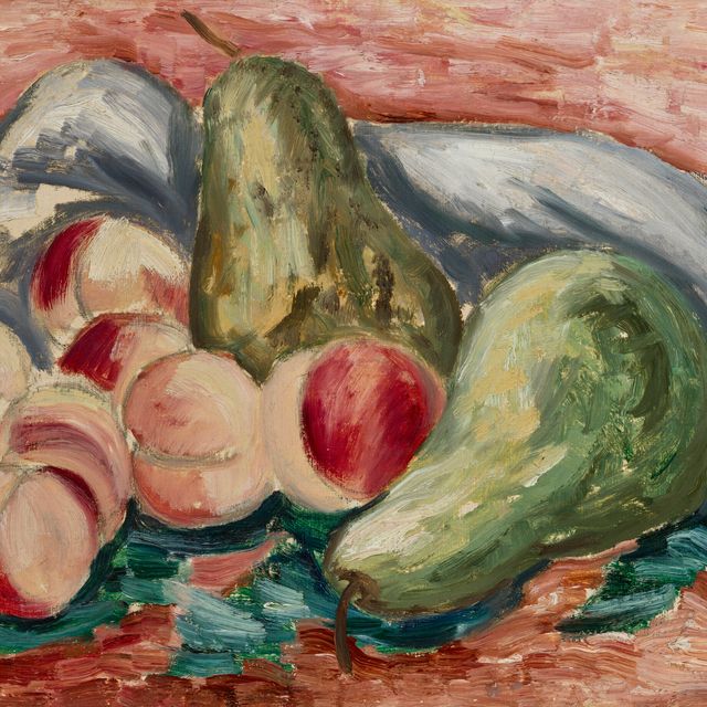 Marsden Hartley — Натюрморт с персиками и грушами