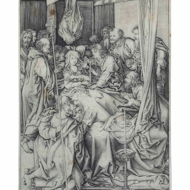 Martin Schongauer — Смерть Пресвятой Девы