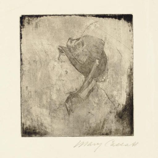 Mary Cassatt — Викторианский профиль (B. 12)
