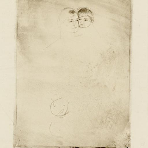 Mary Cassatt — Зеркало (Б. 136)