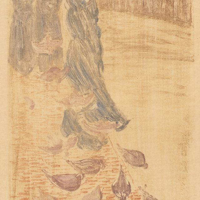 Maurice Brazil Prendergast — Кормление голубей (Дама с голубями)