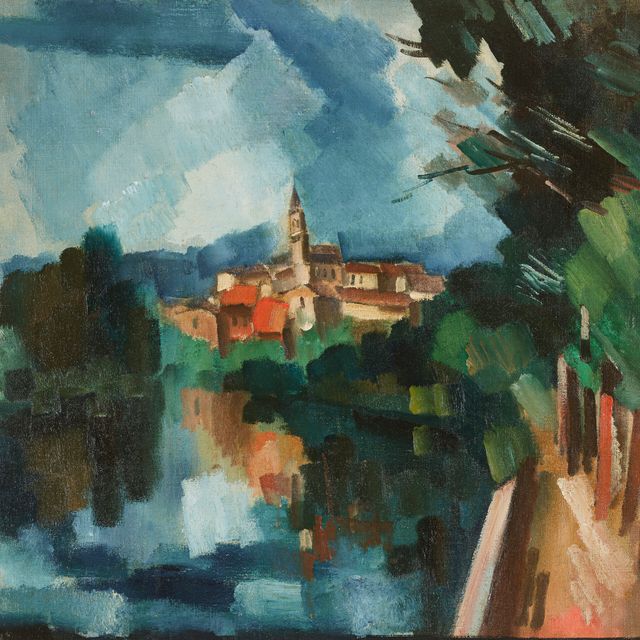 Maurice de Vlaminck — Деревня на берегу озера