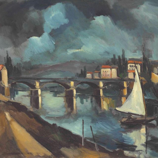 Maurice de Vlaminck — На берегу Сены в Шату