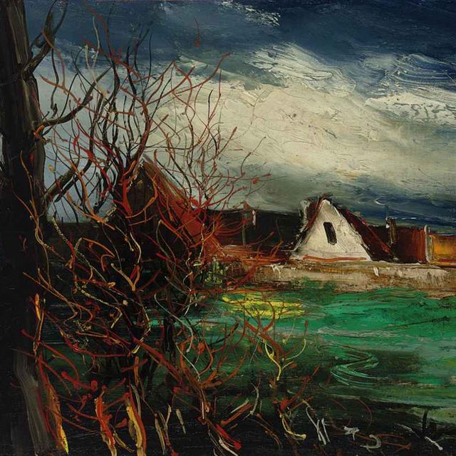 Maurice de Vlaminck — Ферма среди деревьев