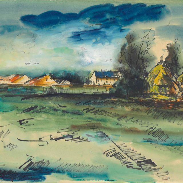 Maurice de Vlaminck — Улица вилладж, проспект Арбрес