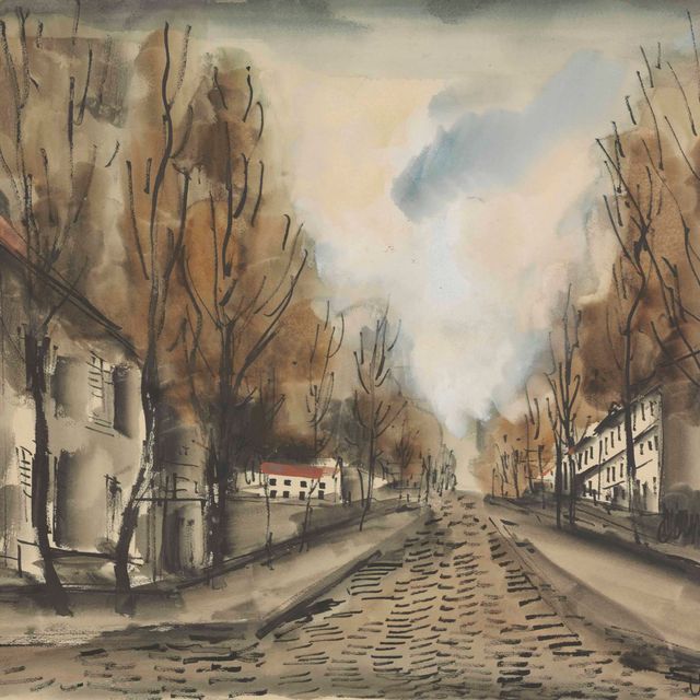 Maurice de Vlaminck — Улица деревни Борде-д'Арбр