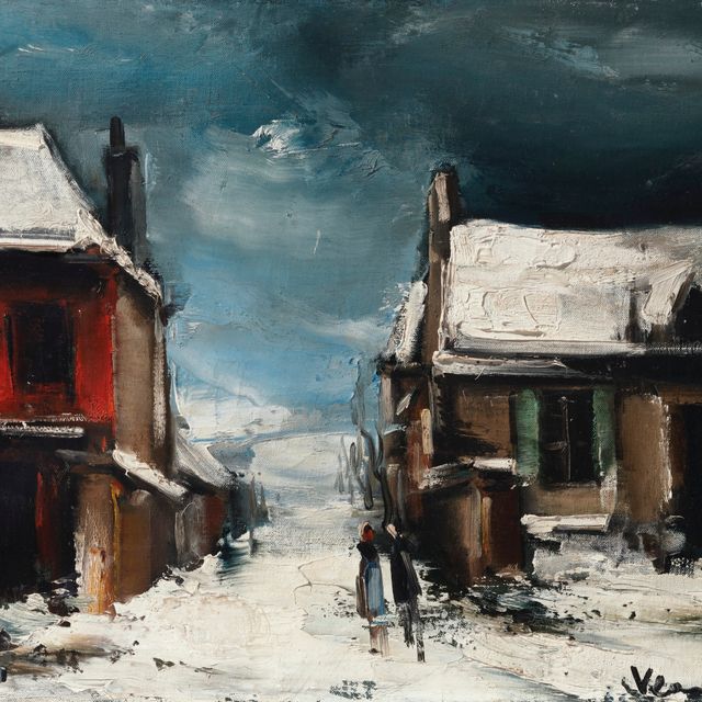 Maurice de Vlaminck — Деревня су-ла-неж