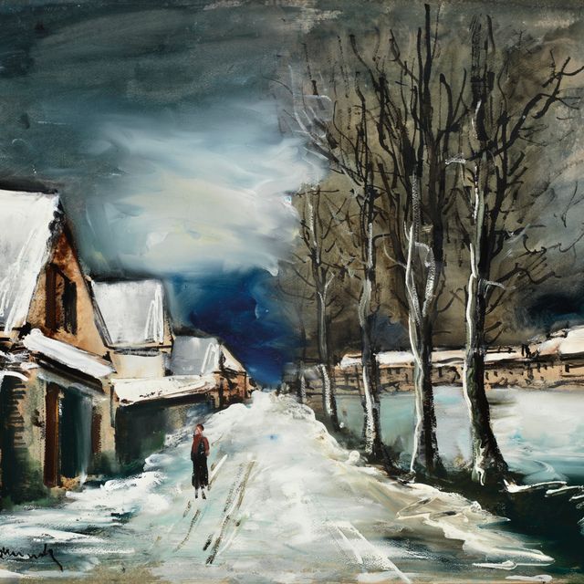 Maurice de Vlaminck — Деревня су-ла-неж