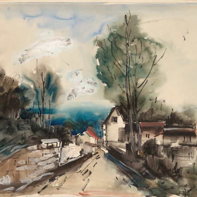 Maurice de Vlaminck — Вход в деревню