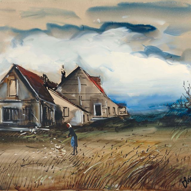 Maurice de Vlaminck — Пейсанн девант на ферме