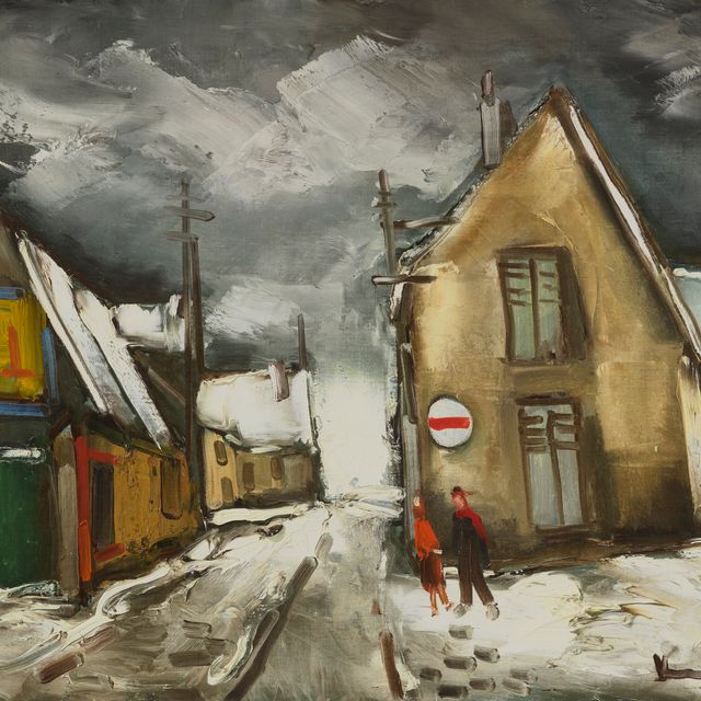 Maurice de Vlaminck — Деревня су-ла-неж