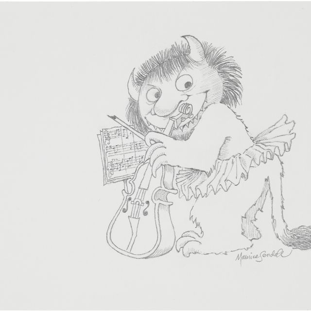 Maurice Sendak — Дикая штучка, играющая на виолончели