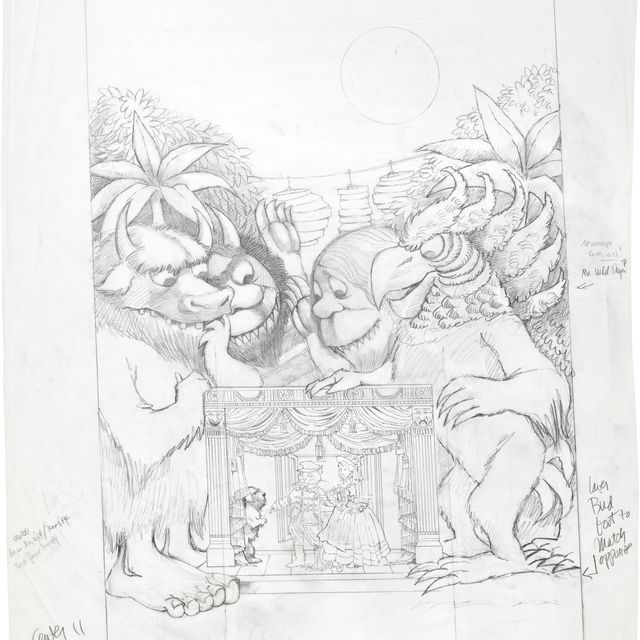 Maurice Sendak — Where the Wild Things Are и Higglety Pigglety Pop! , дизайн плаката Глайндборна