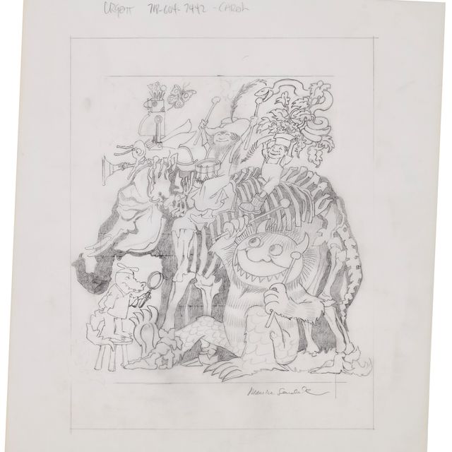 Maurice Sendak — Дизайн плаката Бруклинского детского музея "Обучение - это дикая вещь"