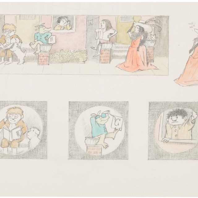 Maurice Sendak — Настоящие эскизы раскадровки Рози