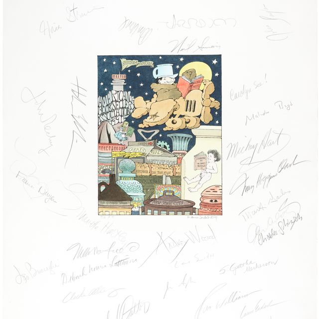 Maurice Sendak — Свобода чтения! плакат с подписью