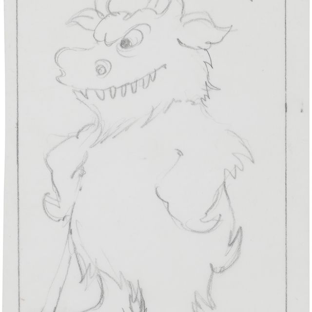 Maurice Sendak — Открытка на день рождения от Wild Thing для Джона Райдера