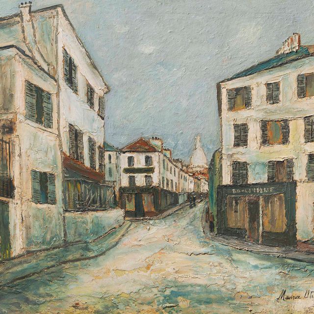 Maurice Utrillo — Улица Норвинов на Монмартре
