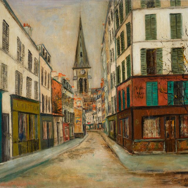 Maurice Utrillo — Улица и церковь