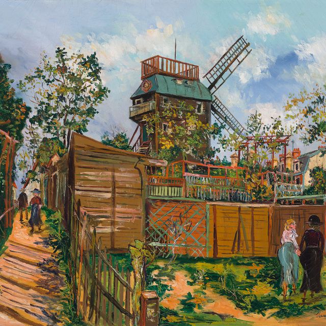 Maurice Utrillo — Мулен-де-ла-Галетт, Монмартр