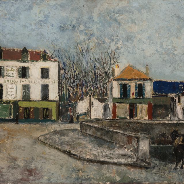 Maurice Utrillo — Площадь Пон-а-Сарсель (Валь-д'Уаз)