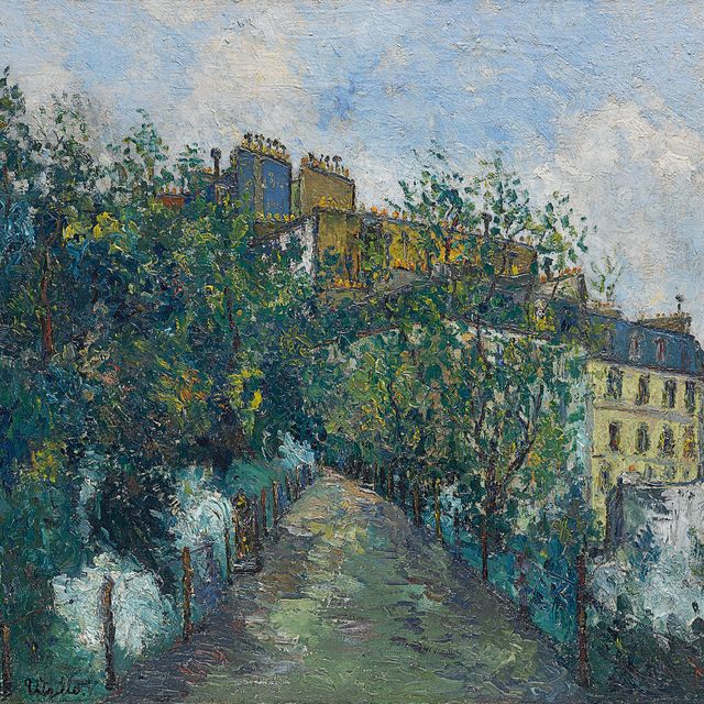 Maurice Utrillo — Площадь Сен-Пьер на Монмартре