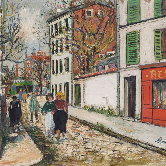 Maurice Utrillo — Улица Данс в XVII округе